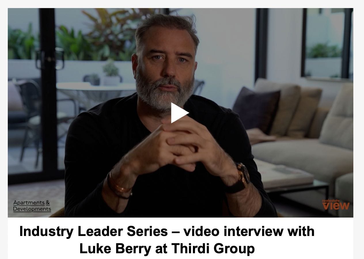 Industry Leader Series – video interview with Luke Berry at Thirdi Group
